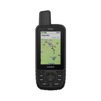 [10-02813-00] GPS portátil GPSMAP 67, dispositivo portátil multisatelital de alta precision, con mapas topográficos instalados.
