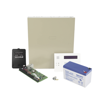 [VISTA48LANTB8AH/6160RF] Kit de Panel de Alarma VISTA48LA con  Batería de 9Ah, Transformador y Gabinete