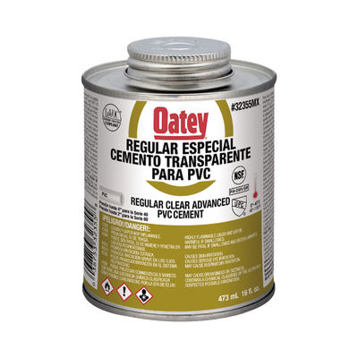 [ATUP16PE] Pegamento / Cemento Claro de 473 ml para Tubo Conduit PVC Pesado.