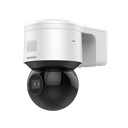Domo PTZ IP 4 Megapixel / 4X Zoom Óptico / 50 mts IR EXIR / ACUSENSE / Luz Estroboscópica / Sirena Integrada / WDR 120 dB / PoE+ / IP66 / Ultra Baja Iluminación / Micrófono y Bocina Interconstruido / Micro SD