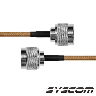 [SN-142-N-110] Jumper de 110 cms. con Cable Coaxial RG-142/U, con Conectores N Macho a N Macho.