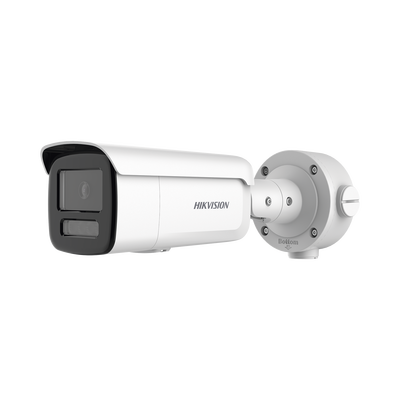 [DS-2CD3T46G2-ISU/SL(H)] [ PROTECCIÓN ACTIVA ] Bala IP 4 Megapixel / Lente 4 mm / 60 mts IR / Exterior IP67 / Micrófono y Bocina Integrado (Audio de Dos Vías) / DARKFIGHTER / PoE+ / Luz Estroboscopica / ONVIF / Micro SD / 4 Analíticos