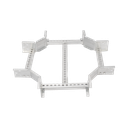 Derivación "X" Horizontal de Aluminio Perfil Z / Peralte 3 1/4" / Ancho 12"/ Radio 8" / Incluye Tornillería (CHXHEZ314R8X12AK)