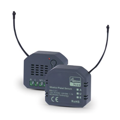 [MHC221] (ZWAVE) Micro modulo On/Off Shutter, ideal para garage o motores de persianas.