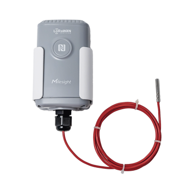 [EM500-PT100-200C] Sensor Industrial de Temperatura con Sonda PT100 y LoRaWAN (Hasta 200°C)