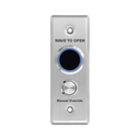 Botón de Salida Doble con Aro Iluminado / IP65 / Diseño Estético Delgado / Temporizador y Distancia Ajustable / Botón Sin Contacto y Botón de Contacto en uno solo