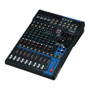Mezcladora de Audio | 12 Canales | 6 Entradas de Micrófono/línea | 2 Entradas Estéreo | Efectos Integrados | Alimentación Phantom | USB