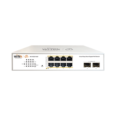 [WI-PCES310GF] Switch Administrable PoE  / 8 puertos PoE af/at Gigabit /  2 x SFP Gigabit / Administración Cloud Gratuita / Presupuesto 120 W