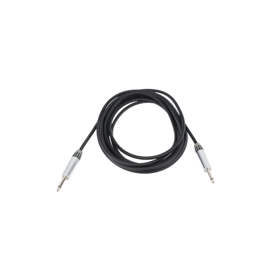 [CMC-PS-PS-L-5M] Cable de Audio | Plug 1/4 in a Plug 1/4 in Stereo | Carcasa Cromada | Conectores Seetronic | Longitud 5m