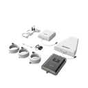 Kit Amplificador de Señal Celular 2G, 3G, 4G y 5G / Mejora llamadas convencionales y VoLTE / Amplifica señal de TELCEL, AT&T, MOVISTAR, BAIT,DiRi y más / Cubre hasta 300 m² con una antena y hasta 600 m² con 2 antenas.