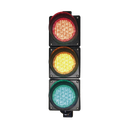 Semáforo / Señalización Rojo, Verde y Amarillo / Diametro 100mm / LED / 110vca.