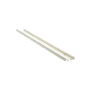 Base para canaleta T-45, de PVC rígido, con orificios perforados para montaje, 60.3 x 18.5 x 3000 mm, Color Blanco Mate