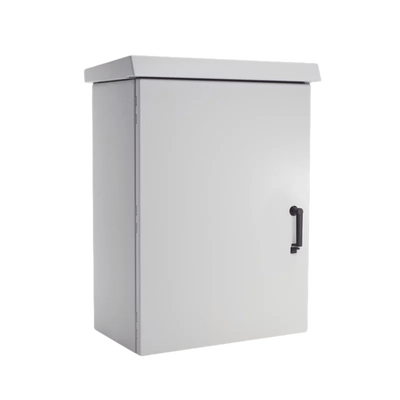 [ECL1207060P] Gabinete Para Exterior OSP ComLine De 25 UR, 700 mm de Ancho, 600 mm de Profundidad, De Aluminio, Color Gris Claro Con Protección NEMA 4/12/4X/3/3R; IP66,