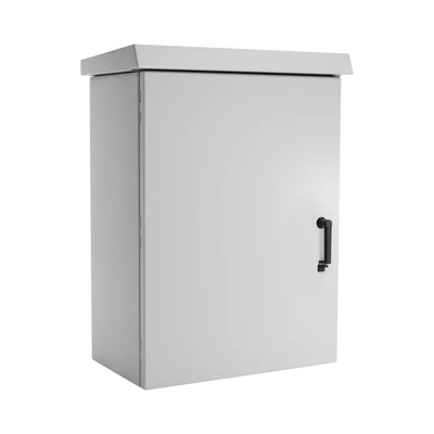 Gabinete Para Exterior OSP ComLine de 18 UR, 600 mm de Ancho, 500 mm de Profundidad De Aluminio, Color Gris Claro Con Protección NEMA 4/12/4X/3/3R; IP66