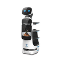 Robot de Servicio Dinerbot T10 / Entregas y Publicidad Multimodal / Autonomía 8 Horas / Carga 40 kg (88 lbs) / Pantalla Táctil 11.6" / Evasión Obstáculos 300° / Velocidad 1 m/s (3.28 ft/s)