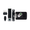 Kit de Cerradura Inteligente / Incluye Teclado y Control Remoto / Soporta Huella, Tarjeta y Contraseña / Teclado Metálico IP65