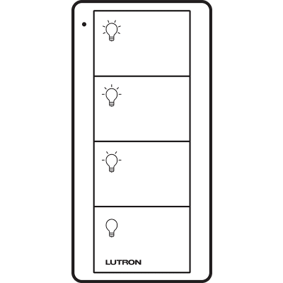 [PJ24BTBIL31] Control PICO 4 botones, 2 grupos, complemente con un atenuador o switch on/off