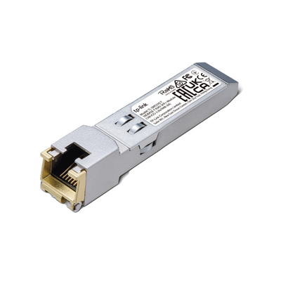 [TL-SM5310-T] Transceptor mini-GBIC SFP+ RJ45 / Admite 10GBASE-T, 5GBASE-T, 2.5GBASE-T, 1000BASE-T y 100BASE-TX /  Distancia Hasta 30 metros / Conector RJ45 (10G)