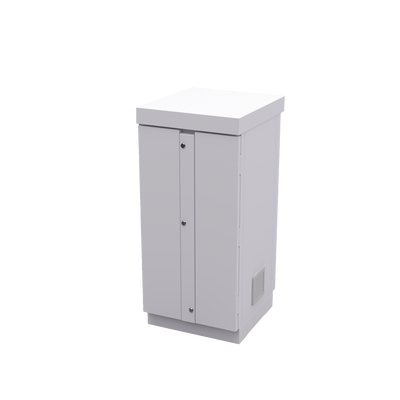 [EFCB051106W] Gabinete de Seguridad de Lámina Galvanizada  para Almacenamiento de Baterías (Hasta 6 baterías PL110D12).