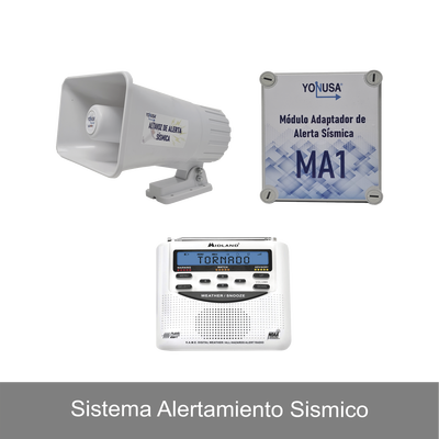 [YKIT-SISMICO] KIT de Alertamiento SISMICO con Audio Oficial SASMEX