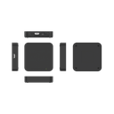 TV Box Android UHD, Compatible con Google TV , Conexión WiFi en 2.4 y 5 GHz, Puerto LAN RJ45, Puerto  HDMI.