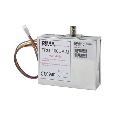 [TRU-100-DPM] Comunicador Radio UHF para paneles de Alarma hasta 30Kms de Alcance. Frecuencia de 435 - 470 MHz. Compatible con Paneles de Alarma Serie Hunter e interfaces SAT9PID y SAT8. Potencia de 2.5W.