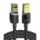 Cable Ethernet Cat7 CLASS F/FTP Redondo con Malla de Nylon 2 Metros (6.56 Pies)