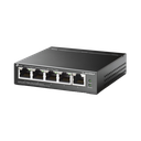 Switch Escritorio No Administrable de 5 puertos 100/100/1000 Mbps / Con 4 puertos PoE 802.3af/at de hasta 40 W