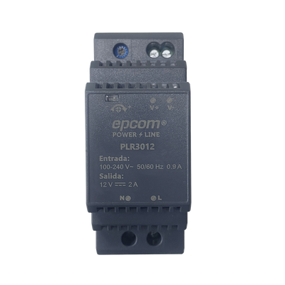 [PLR-3012] Fuente de poder DIN RIEL de 15 Vcc @ 2A,  30 W