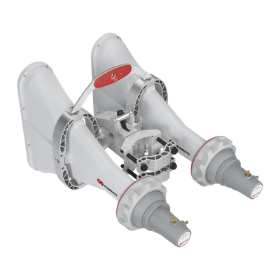[AH60-4X4-SMA] Antena Sectorial Asimétrica de 60° 5180 - 6000 MHz, 16 dBi con soporte mejorado, listas para TwisPort sin pérdida