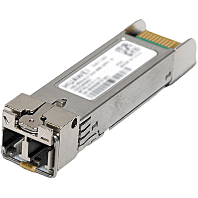 [SFP-10G-ZR] Transceptor Optico 10GBase-ZR / Conector SFP+ / Velocidad de 10G / Monomodo (1550nm) / Distancia hasta 80km / Conector LC
