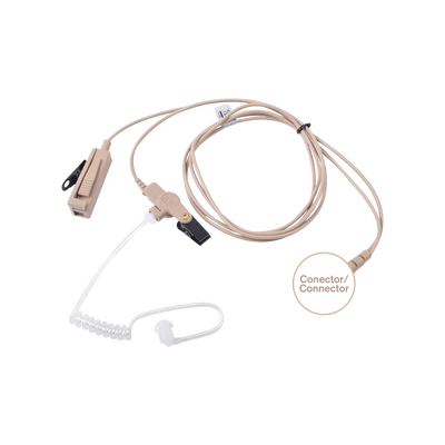 [V1-10175] Kit de Micrófono-Audífono profesional de 2 cables Motorola MOTOTRBO: APX1000-8000 XPR6100-6550, MTP850S,MTP6550/6750