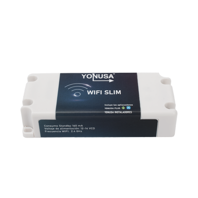 [TARJET-WIFI-SLIM] Modulo WIFI SLIM para uso en Energizadores YONUSA / Aplicación sin costo / Botón de Pánico