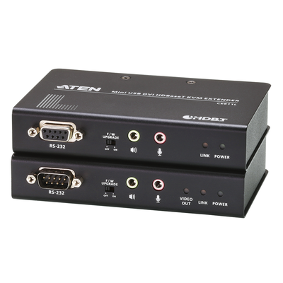 [CE611] Extensor KVM HDBaseT™| DVI | USB | formato compacto (1920 x 1200 a 100m)