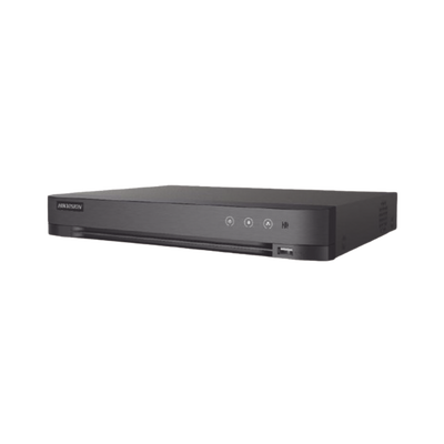 [IDS-7216HQHI-M1/XT] DVR 16 Canales TURBOHD + 8 Canales IP / 5 Megapixel Lite - 3K Lite / Audio de Dos Vías por Coaxitron / Reconocimiento Facial / ACUSENSE (Evita falsas alarmas) / 1 Bahía de Disco Duro / Salida de Video en Full HD