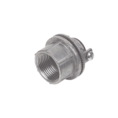 [HUB-WH-4G] Conector Myers de Zinc  1 1/4" / Con tornillo a tierra / Para Intemperie.