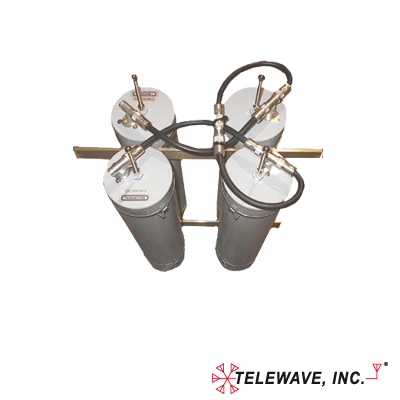 [TPRD-1454] Duplexer Pasa-Banda-Rechazo de Banda, 118-148 MHz, 4 Cavidades (5"Dia.) 600 KHz, 1.5 dB, 350 Watt, N Hembras.