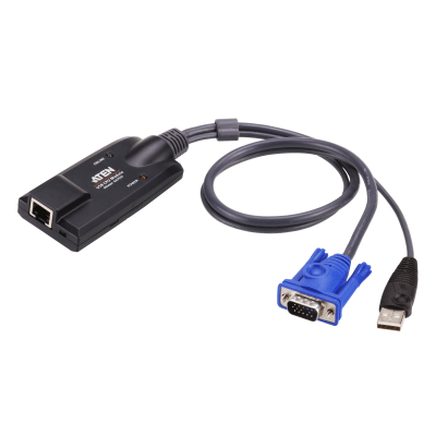 [KA7570] Cable Adaptador | KVM VGA USB | Resolución 1600x1200 | 40m | Emulación de teclado y mouse