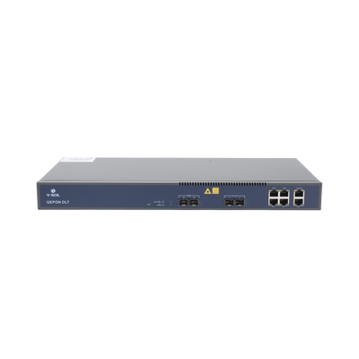 [V1601E02-DP] OLT de 2 puertos EPON con 6 puertos Uplink (4 puertos Gigabit Ethernet + 2 puertos Gigabit Ethernet SFP/SFP+) / hasta 128 ONUS
