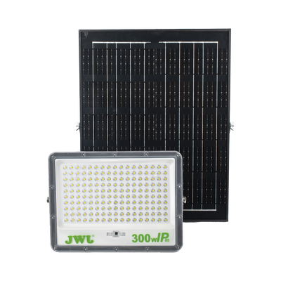 Reflector de 300 W con Panel Solar /  Batería 3.2  V CD / T.C.C. 6 500 K / IP65.