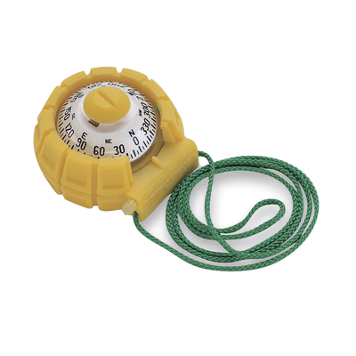 Brújula de Lectura Directa / Dial 2" (51 mm) / Pivote de Acero Endurecido / Joya de Zafiro / Rango Extendido de Temperatura / Caso Amarillo de Seguridad / Resistente a Impactos / Iluminación No Eléctrica 18 Horas