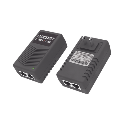 Adaptador de pared / Inyector PoE / 24 Vcc / 1 A / Controlado por chip IC / Protección contra OV, OC, SC, UV/  Fácil de instalar