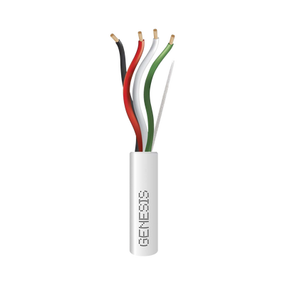 Bobina de 152 Metros (500 Pies) / Cable Audacious / Premium 4 x 14 AWG / Riser / Libre de Oxigeno / Aplicaciones de Audio Profesional