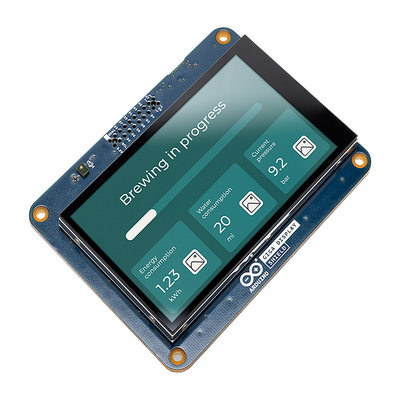 [ASX-00039] Shield Display Táctil Arduino GIGA / Pantalla TFT 3.97" 480x800 / Touch Capacitivo 5 Puntos / IMU 6 Ejes BMI270 / Micrófono Digital MEMS / LED RGB / Compatible GIGA R1 WiFi