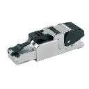 Conector Ethernet RJ-45 / Cat. 6A / Axial / Código T568A / AWG 22 / 10 Gbps / IP20 / -40°C a +85°C