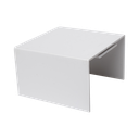 Pieza de Unión Color Blanco de PVC Auto Extinguible Para Canaleta TMK-4577 (5550-02001)
