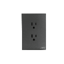 Placa con 2 Toma  Corriente Duplex 2P Y T 10 - 15 A 127 V 60 Hz
