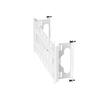 [MSSHLF] Accesorio Para Montaje de Equipos o Dispositivos en Gabinetes Multipropósito, de Instalación a Presión, de Acero, Color Blanco