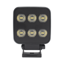 Luz de Trabajo Ultra brillante Cuadrada, 6 LED, 6552 Lúmenes, 12-24 Vcd