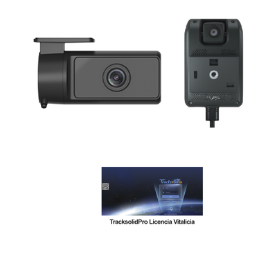 [JC261CI03V] KIT Dashcam con sistema de control ADAS (asistencia de manejo) y Camara de cabina (CI03) / Multiples alarmas /Comunicación dos vías / ideal para flotas vehiculares / Facil instalacio / Incluye licencia vitalicia plataforma TrackSolidPro